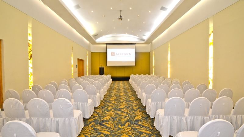 Theater type event room at Gamma Colima Garden