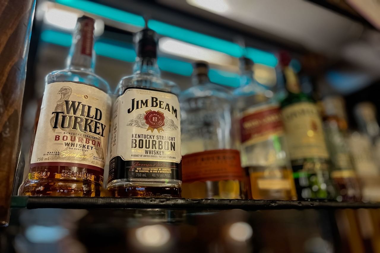 Drinks at the Sourdough Saloon bar