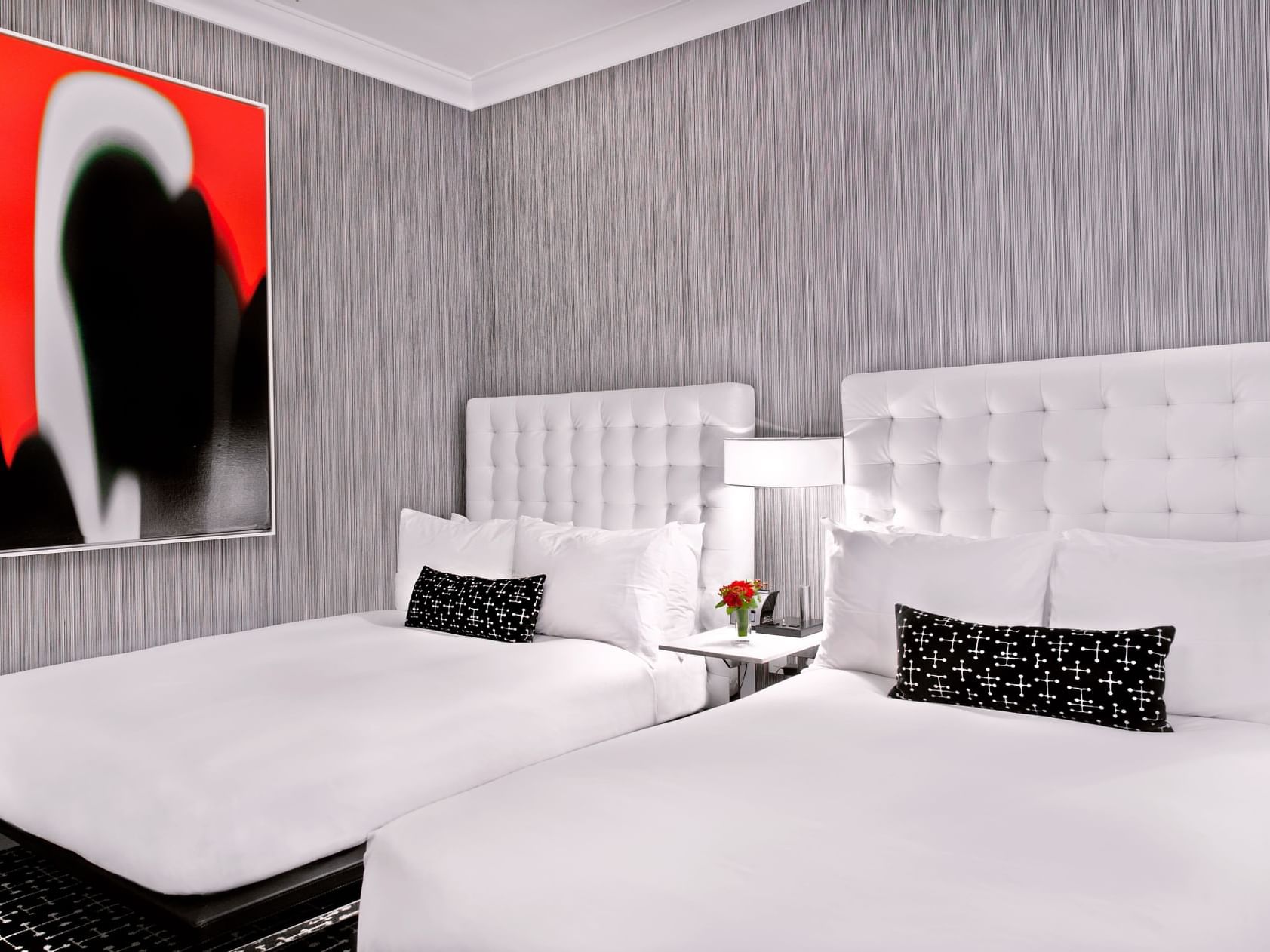 2 Double Beds Deluxe Room in New York City's Moderne Hotel