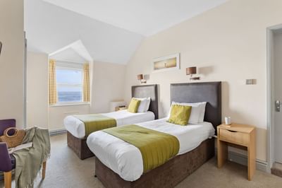 Twin Room at The Grand Atlantic Hotel in Weston-super-Mare