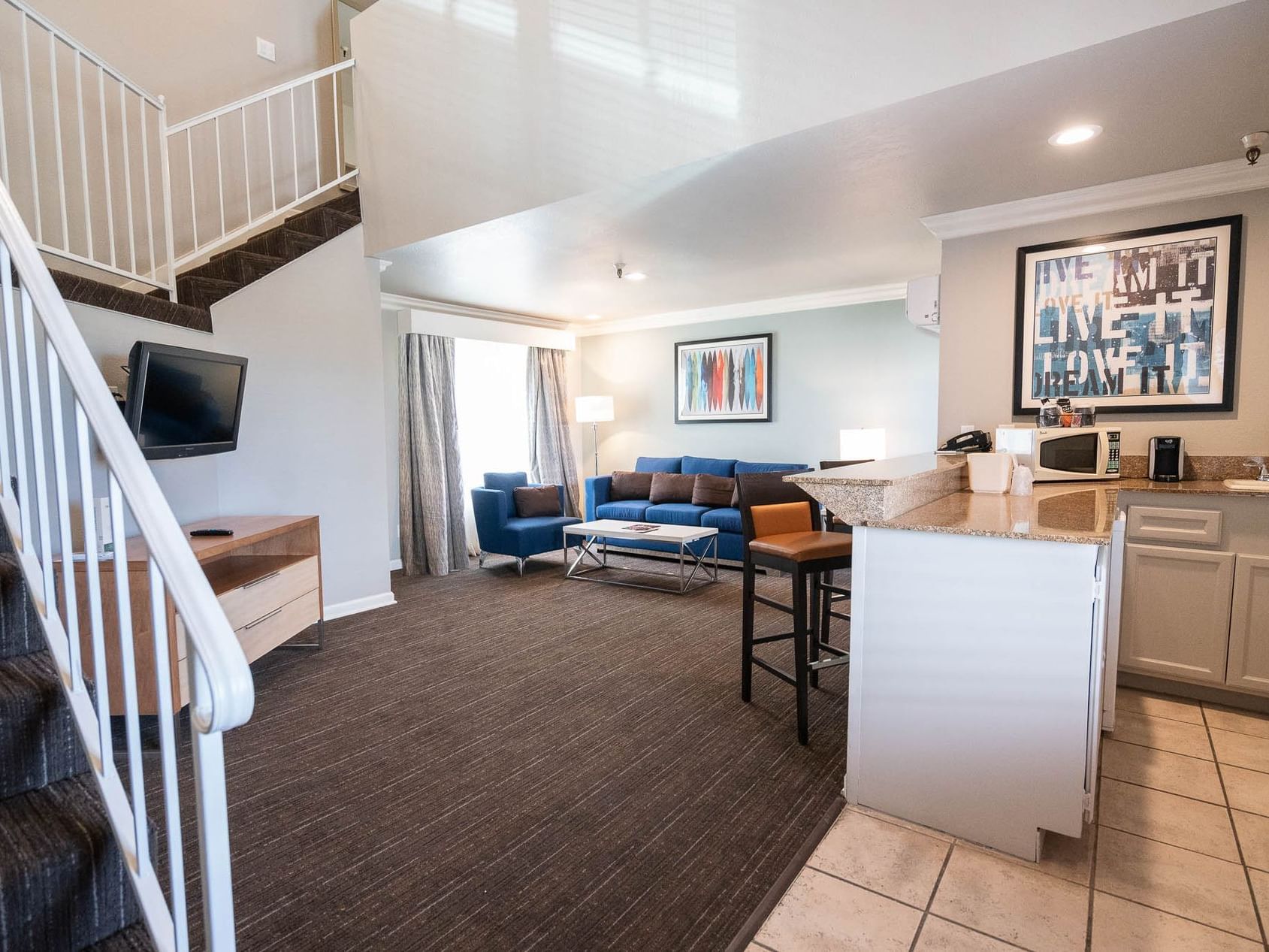 Two Story Crown Loft Suite at the Alexis Park Resort