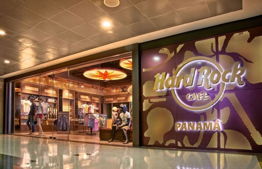 Exterior of Hard Rock Cafe Panama near Megapolis Hotel Panama