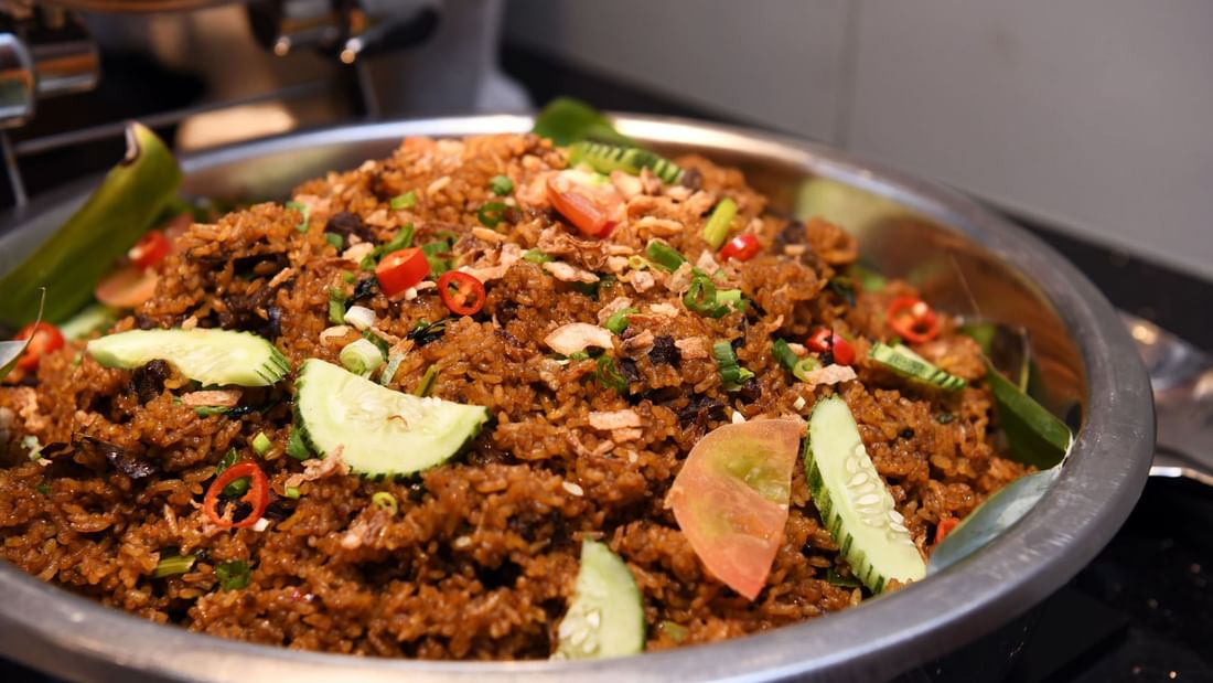 Close-up of a dish in Iftar Kuliner Nusantara at Sunway Putra Hotel