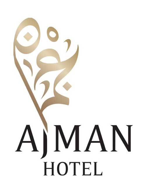 Smaller logo of Ajman Hotel in white background