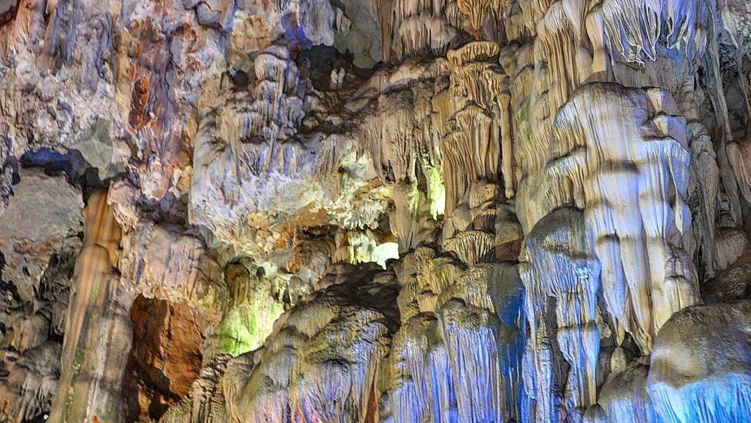 Interior of Thien Cuong Cave in Hạ Long Bay near Sunway Hotel Hanoi