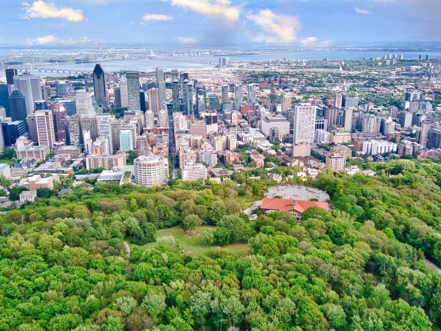 Mount Royal Park & city view near Honeyrose Hotel