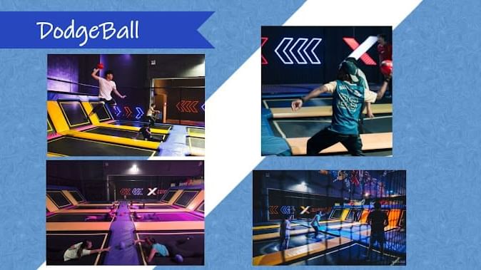 A collage of activities in X Park near Sunway Hotel Big Box