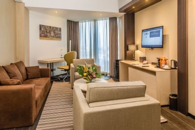 Suite with living room