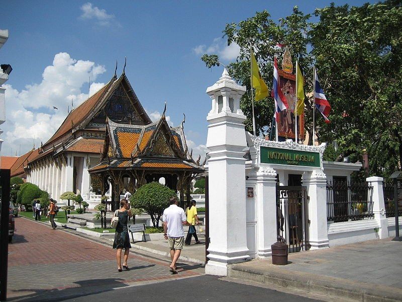 Entrance of the National Museum Bangkok near Eastin Tan Hotel Chiang Mai