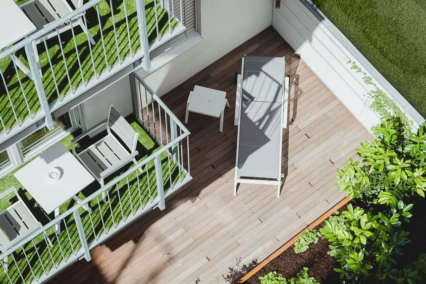 Aerial view of Sunbed by the rooms at Oliver Like Home