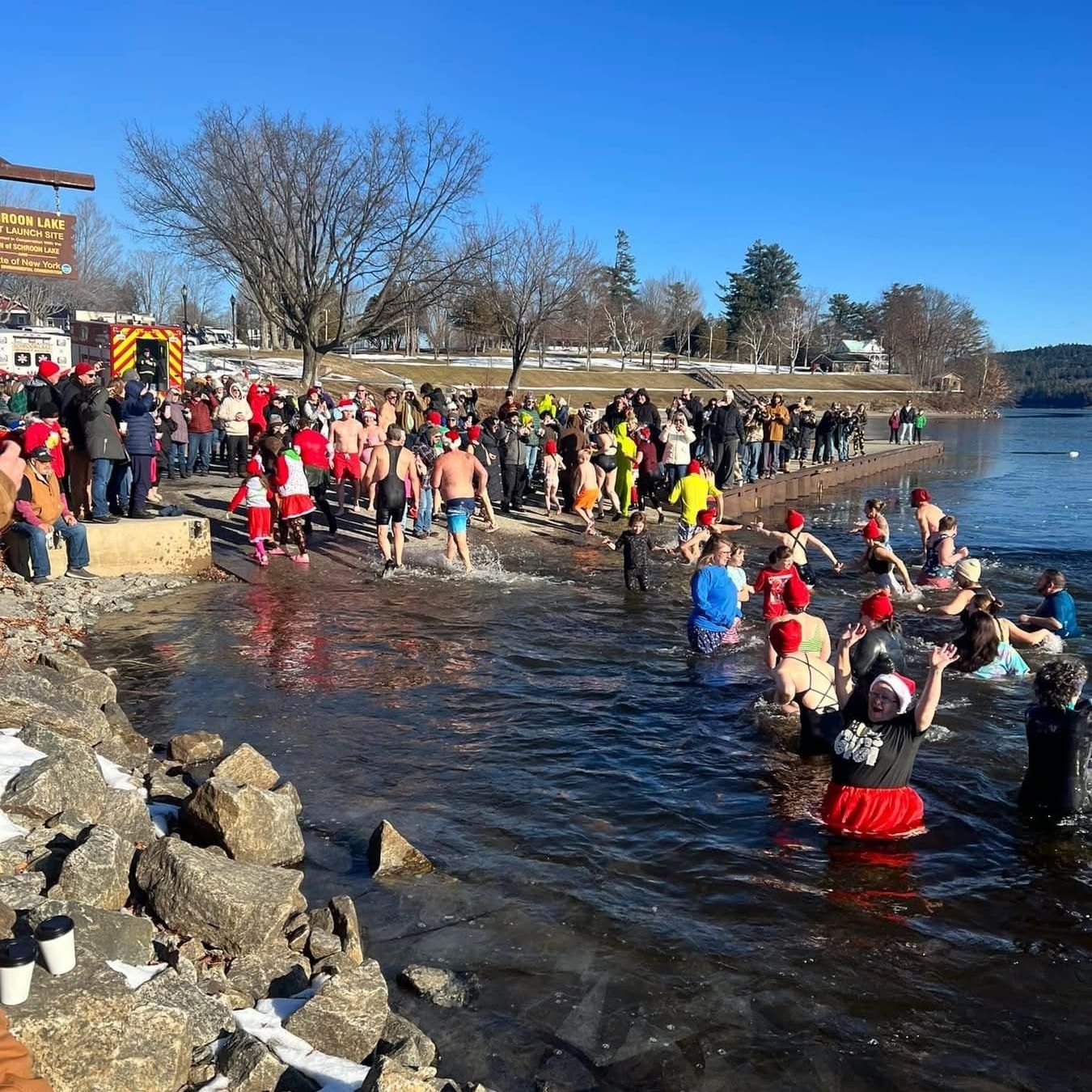 Schroon Lake Polar Plunge Winter Fun Christmas Activities