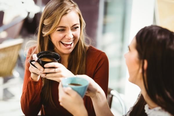 Women who met through networking event meeting up for a coffee