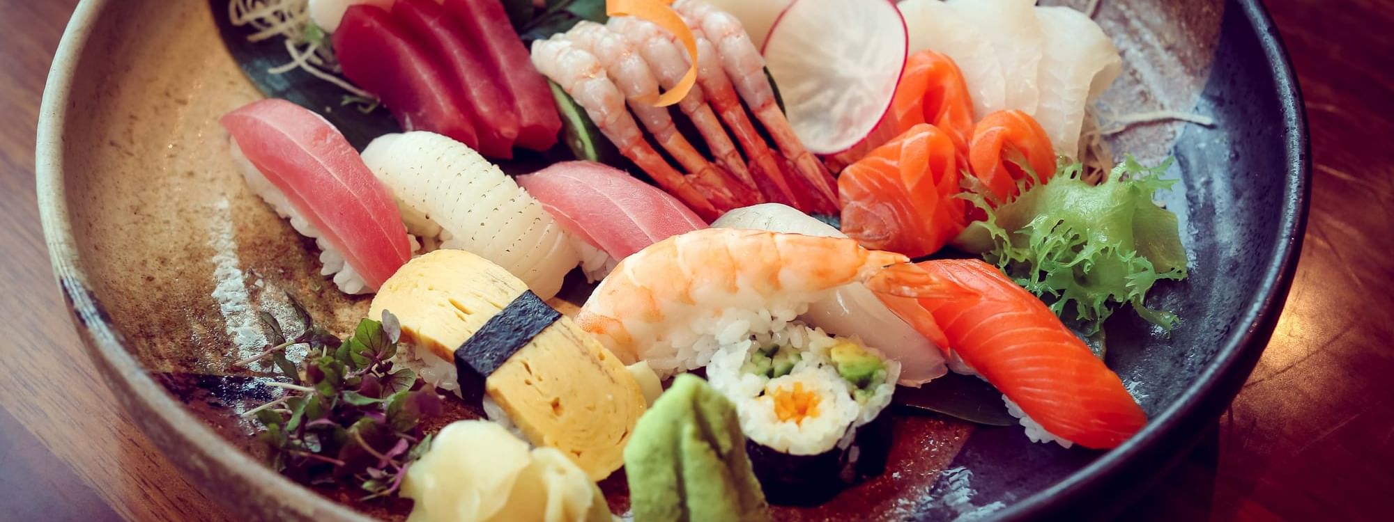 Closeup of a served dish in Koko at Crown Hotel Melbourne