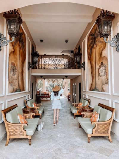 Interior view at the entrance in Somerset On Grace Bay