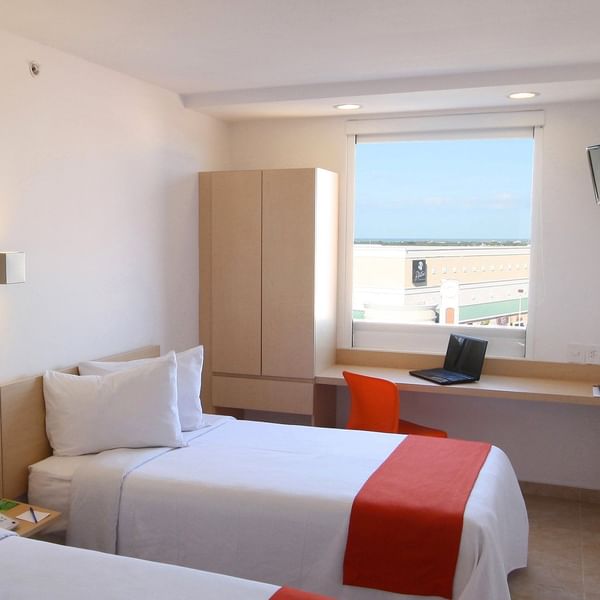 Interior of Superior room 2 double at One Hotels