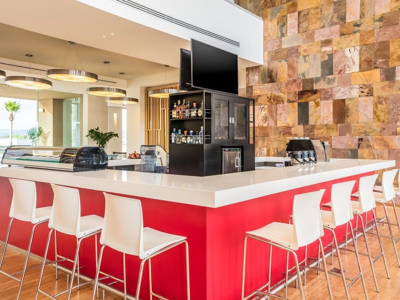 Bar area of La Isla cafe at Fiesta Inn Hotels