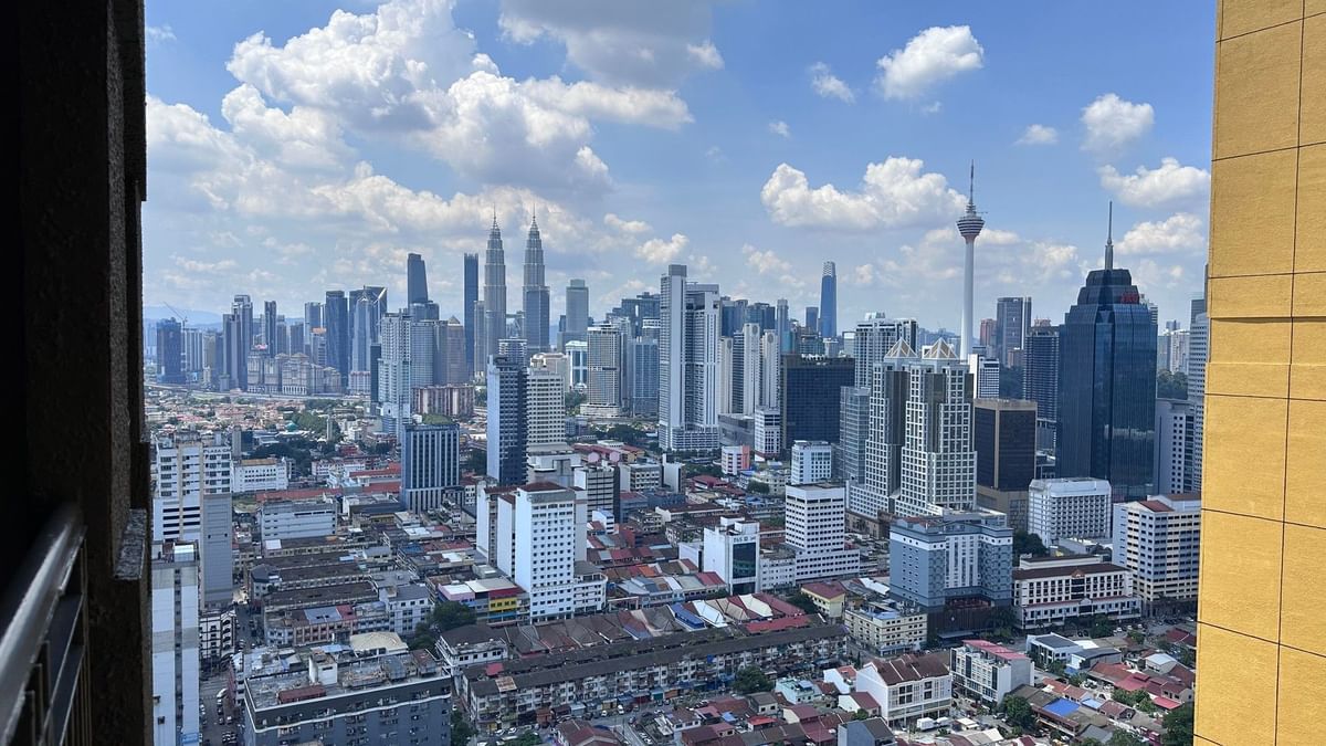 Balcony View from Sunway Putra Hotel