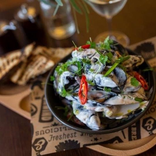 Marinated Anchovies in Bacar Restaurant at Pullman Olympic Park