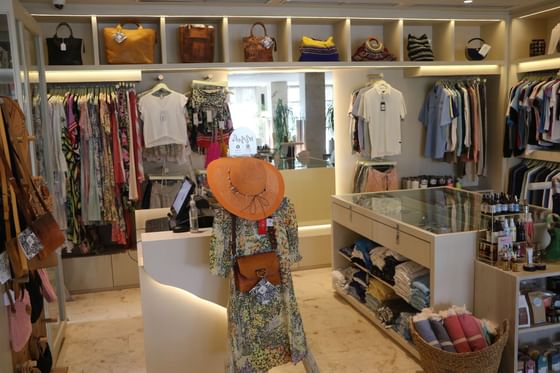 Clothing & Gitf store filled with a wide variety of fashionable items near Alaia Belize Autograph Collection