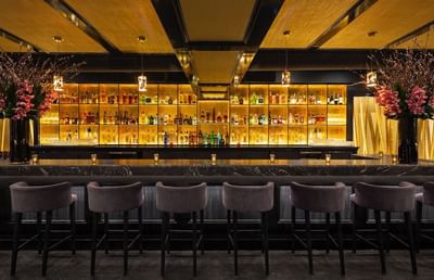 Lounge bar in Philippe Downtown Restaurant at Dream Downtown
