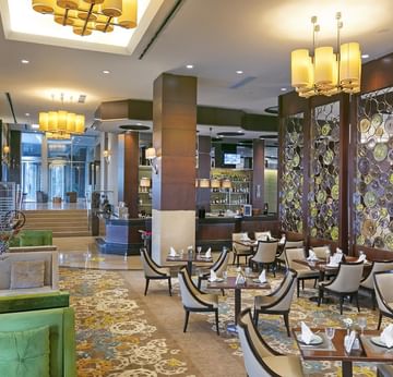 Interior of the dining area in Titanic Coffee at Titanic Business Kartal