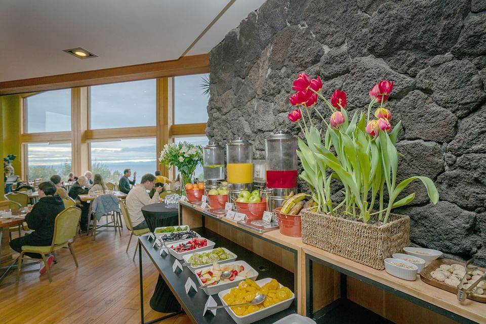 Buffet at Hotel Cumbres Puerto Varas in Chile