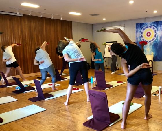 Yoga class