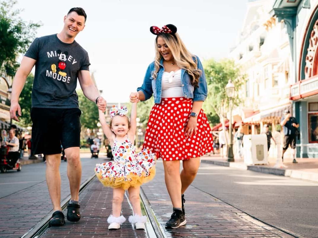 Family Portrait at Disneyland