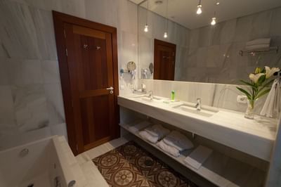 Badezimmer im Gran Hotel Sóller in Sóller, Mallorca