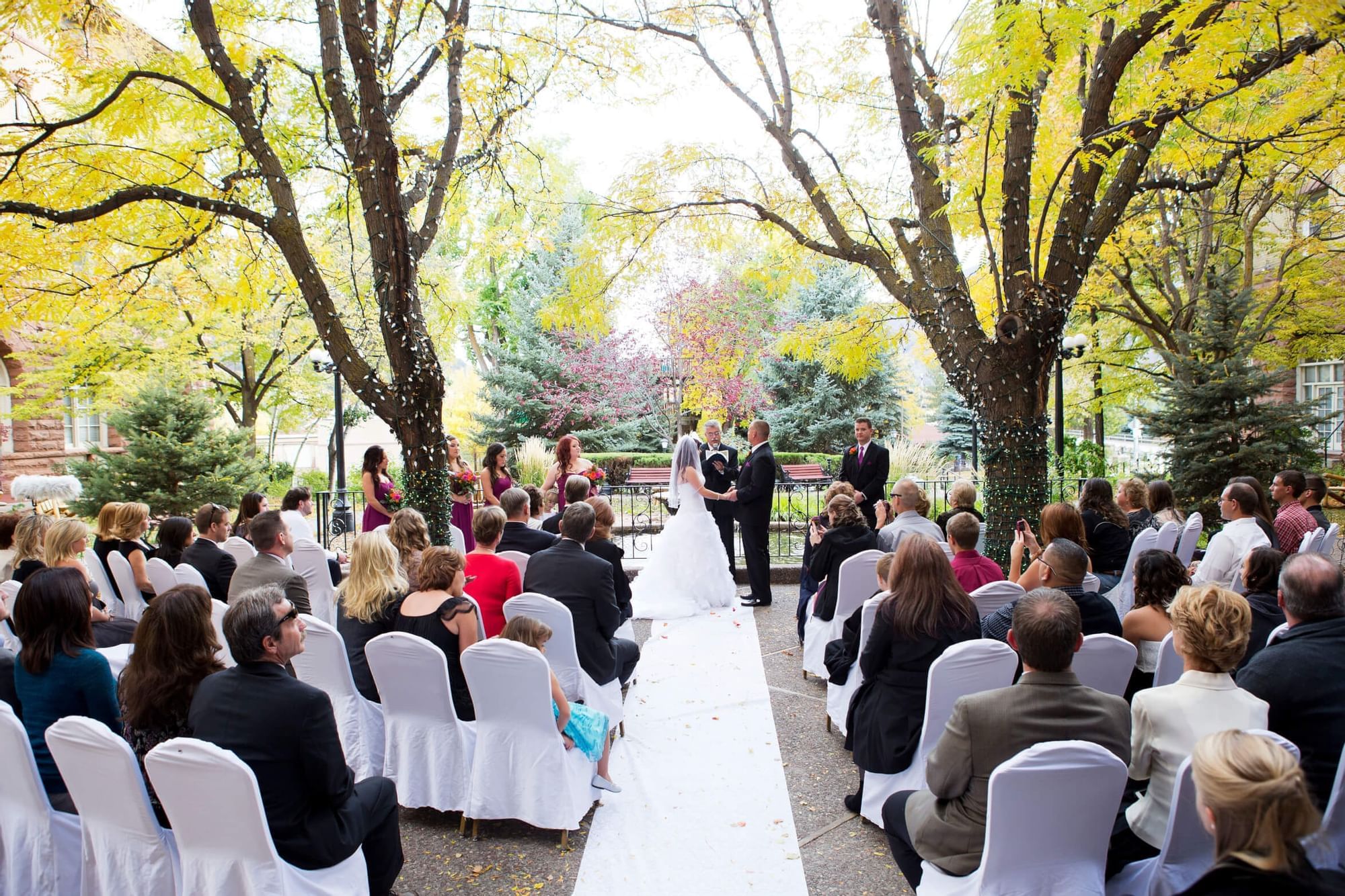 Wedding Venue In Glenwood Springs CO Receptions   Courtyard Wedding 