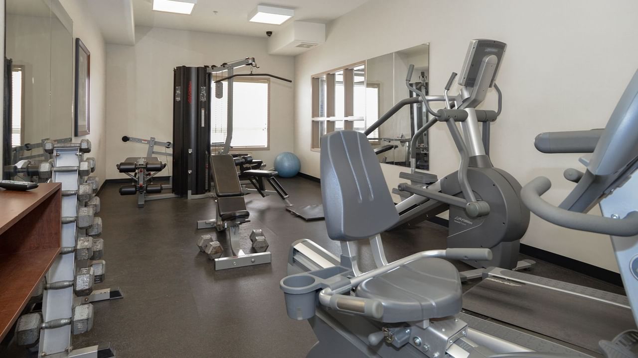 Hotel fitness centre