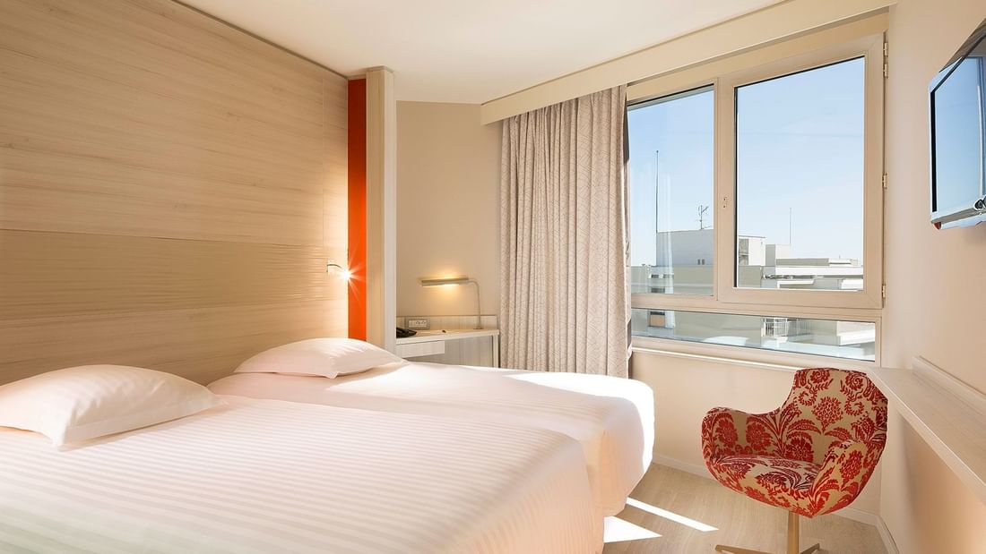 Double beds in Family Package at Oceania Clermont-Ferrand