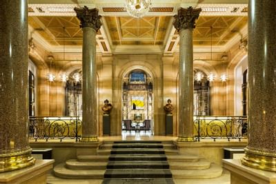 Main entrance of Le Grand Salon at Hilton Paris Opera Hotel