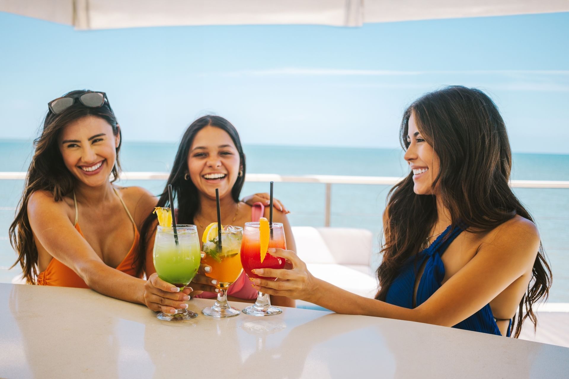 Drinks at Rincon Beach Resort in Añasco, Puerto Rico