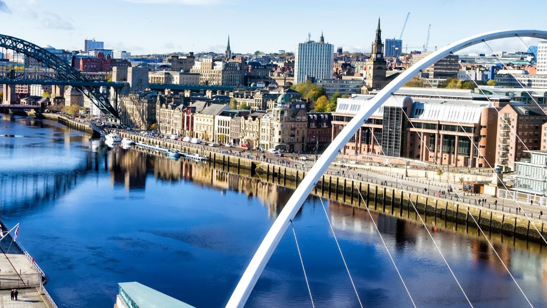 A Distant view of the city near Village Hotels Newcastle