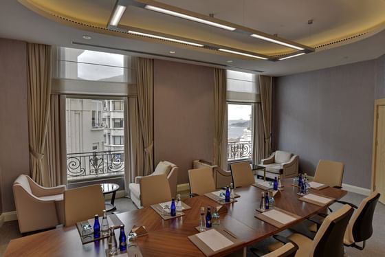 Meeting room at CVK Park Bosphorus Hotel in Istanbul