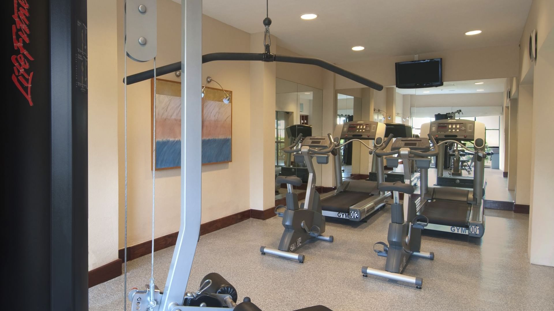 Gym & fitness area with accessories at FI Poza Rica