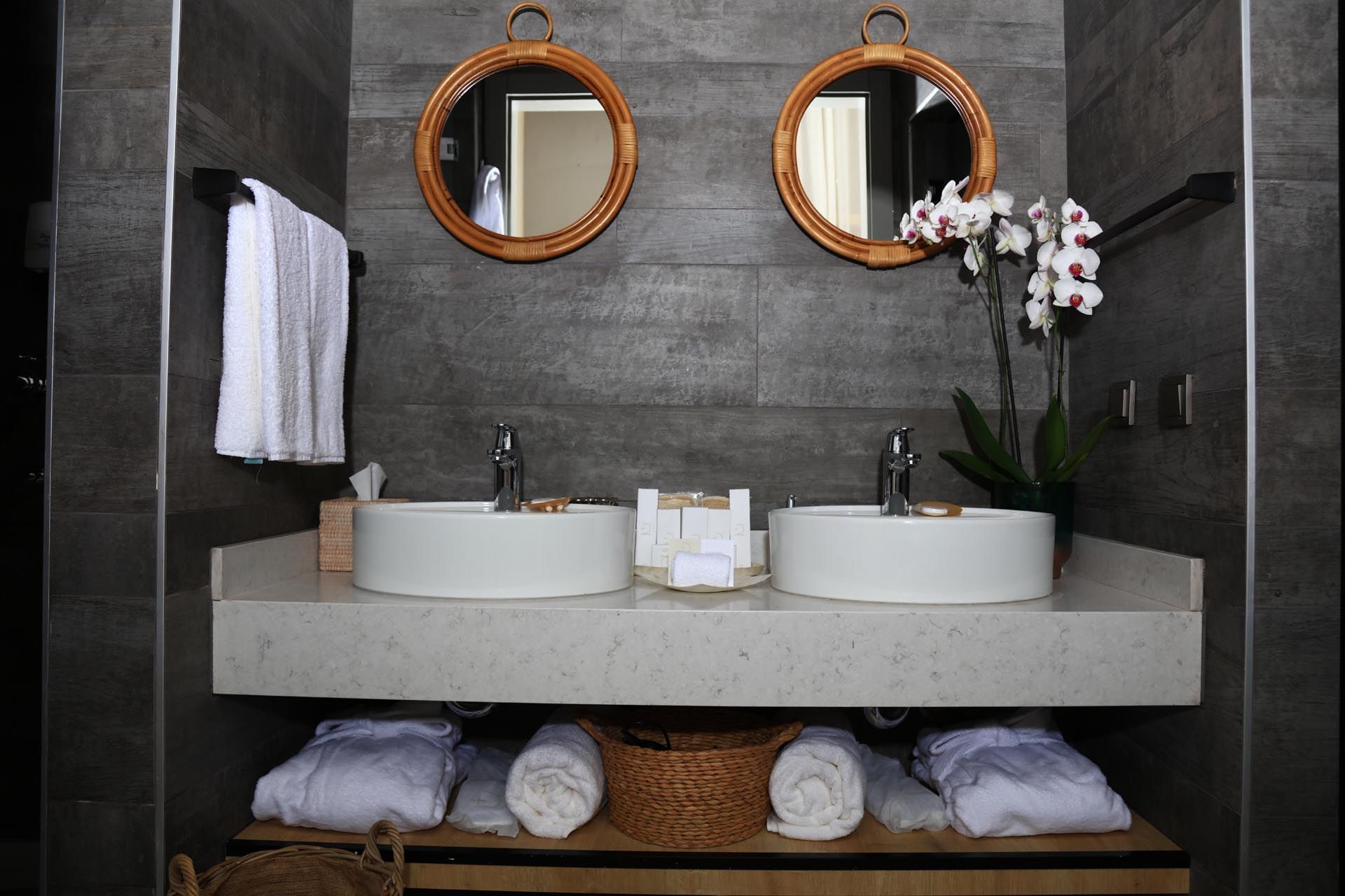 Bathroom in the Terrace Suite at Design Plus Seya Beach Hotel