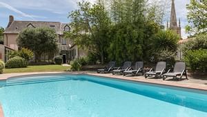 Pool at Domaine le Martinet Hotel