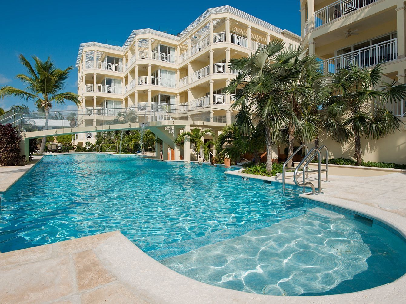 Pool view of Two Pools/Spas at Windsong Resort On The Reef