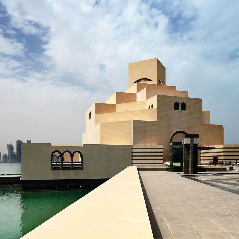 Exterior view of Museum of Islamic Art near Strato Hotel by Warwick Doha