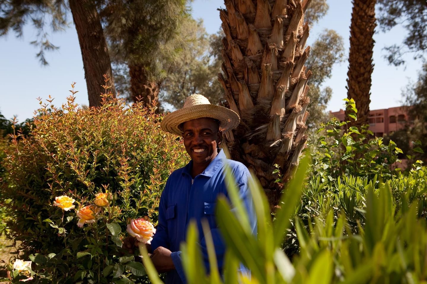 Garden at Kenzi Azghor Hotel in Ouarzazate, Morocco