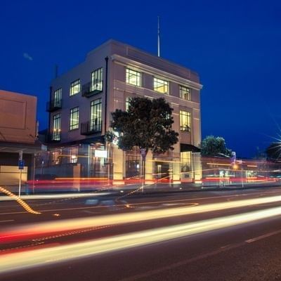 Exterior view of the hotel at night Nesuto St Martins Hotel