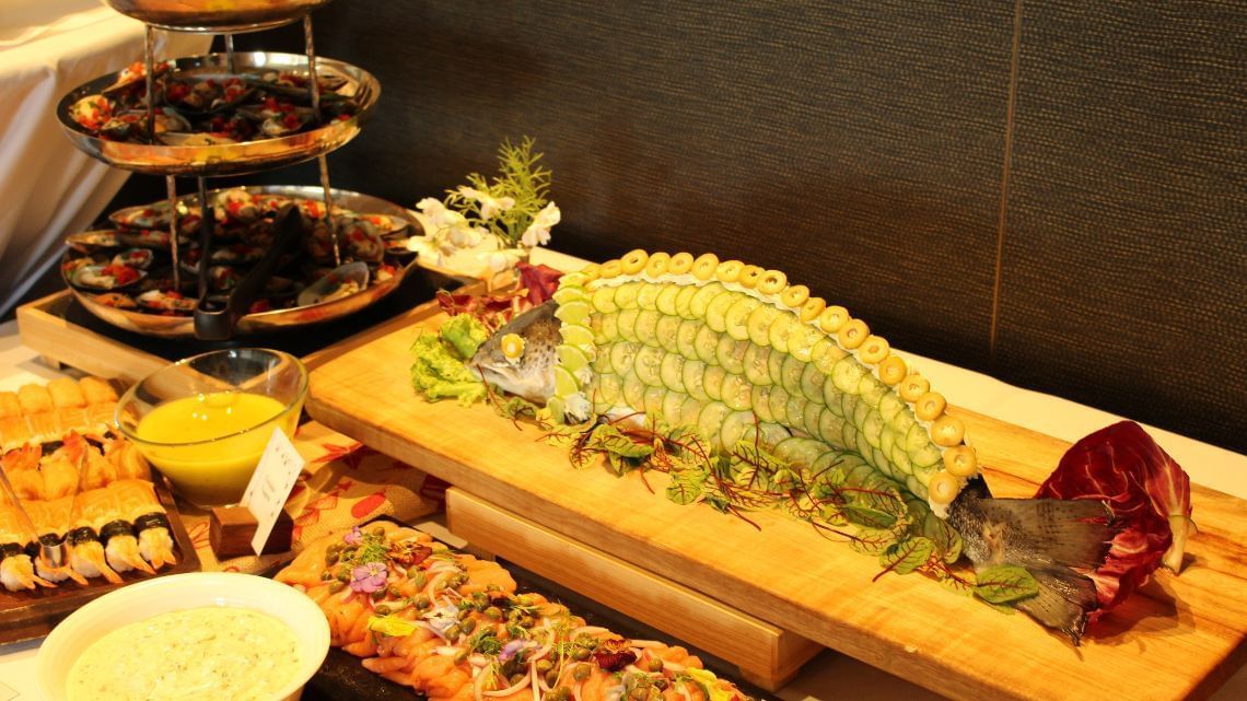 Seafood Buffer lunch arranged at Amora Hotel Jamison Sydney