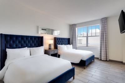 Superior Pool View Double bedroom at Clinton Hotel South 