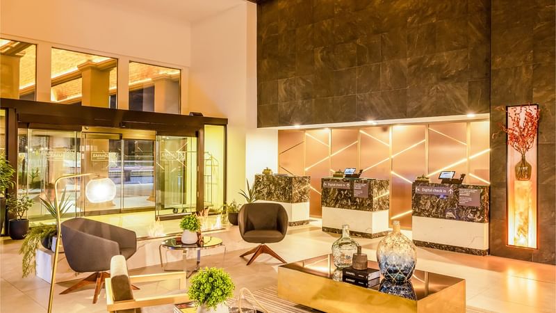 Interior view of Lounge area at Gamma Ciudad Juarez