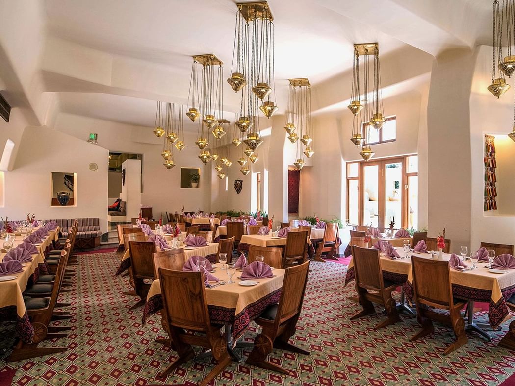 Dining area in Ziarat Coffee Shop at Quetta Serena Hotel