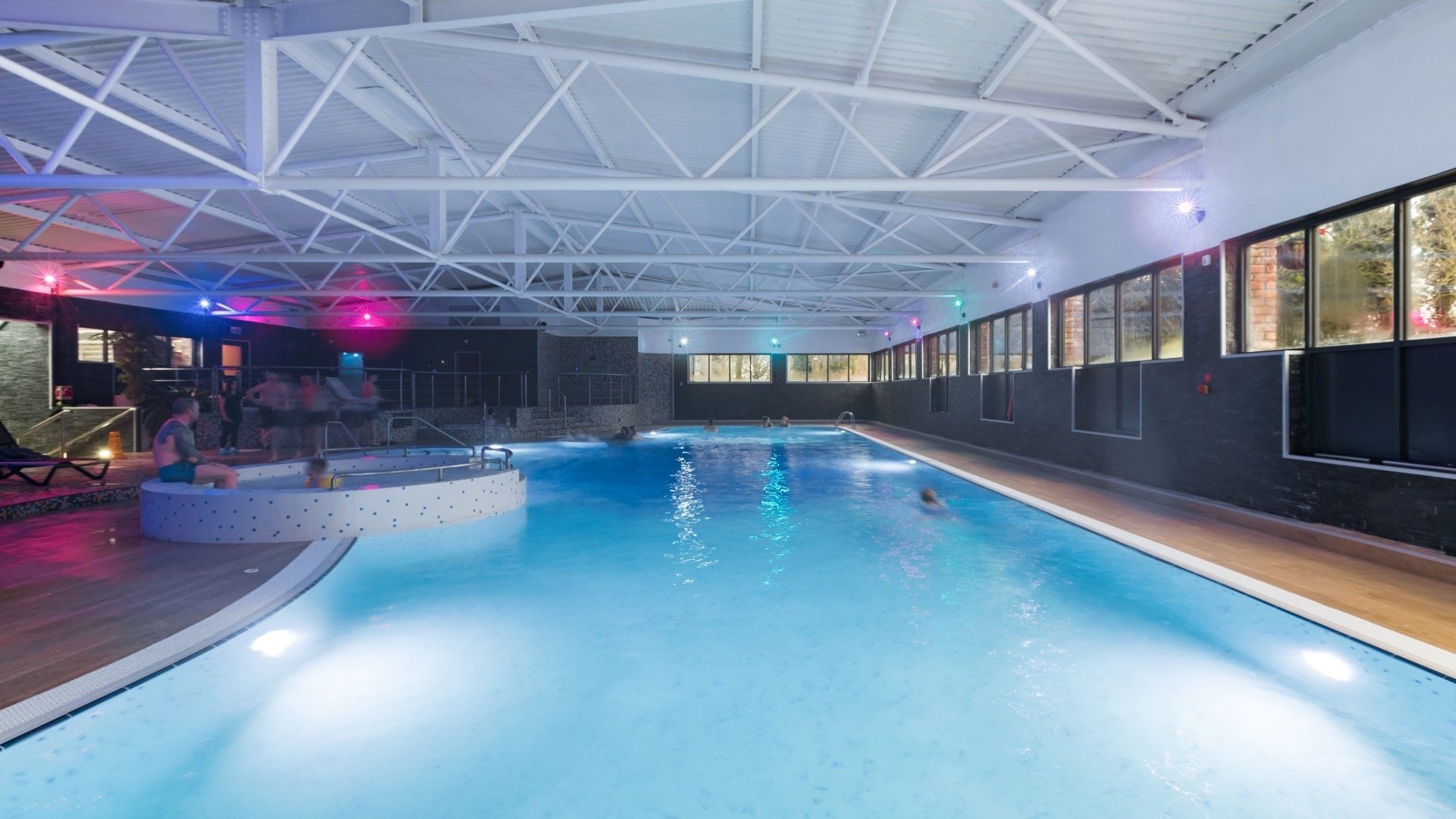 Enormous Indoor swimming pool at Village Hotel Cheadle