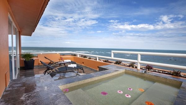 Private pool area of Governor Suite at Grand Fiesta Americana