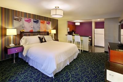 Interior of the Studio Suites at 7 Springs Inn & Suites